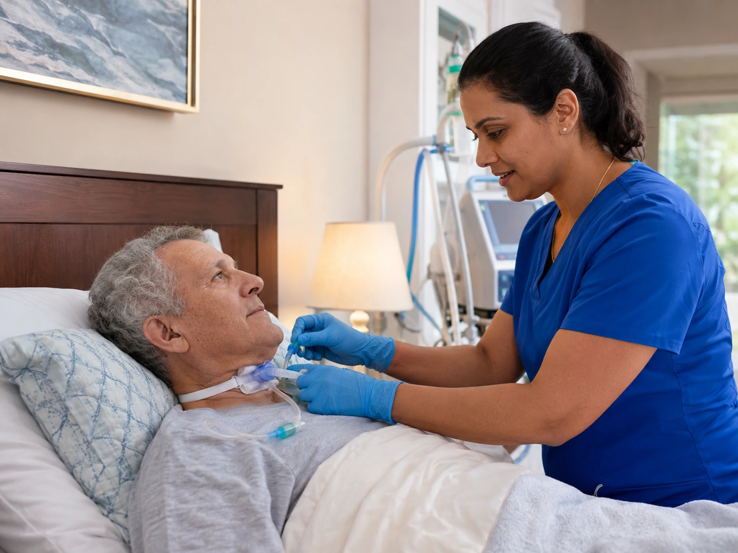 Tracheostomy and advanced nursing care