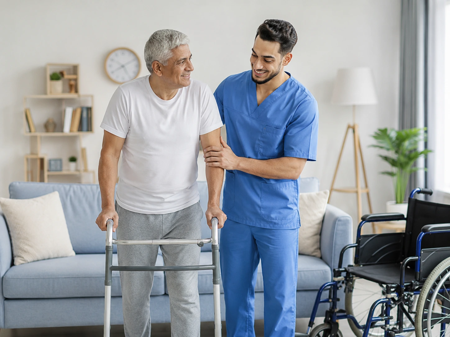 Post-hospital recovery and physiotherapy support