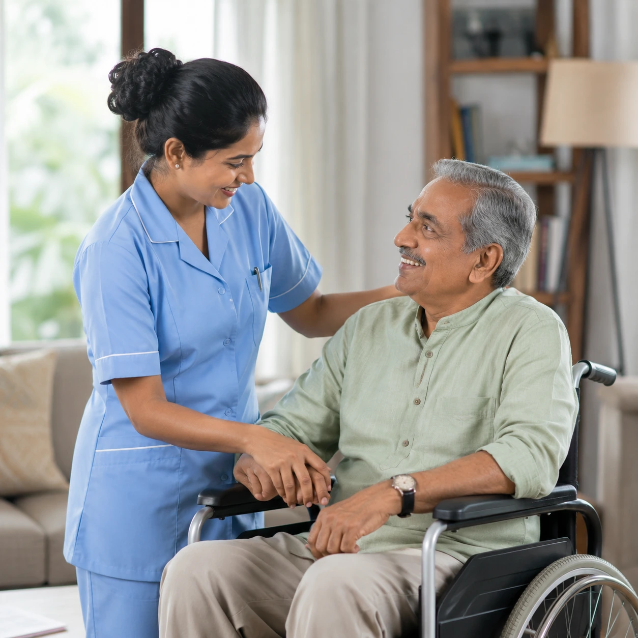 Bedside patient care at home